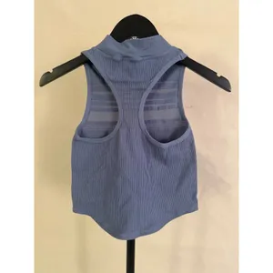 FP Movement Happiness Runs Mock Neck Tank M/L Blue MSRP $50 thumbnail 2