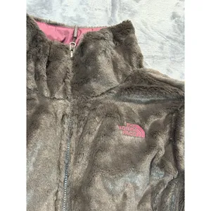 The North Face Mossbud Swirl Reversible Jacket Womens Pink Brown Medium thumbnail 8