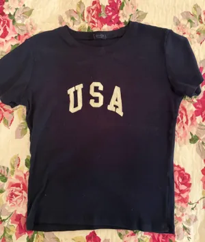 John Galt USA navy baby top thumbnail 1