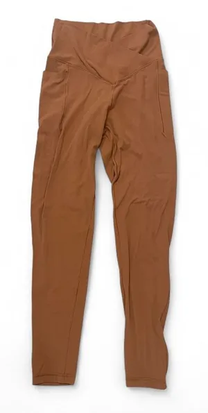 Offline by Aerie Real Me 7/8 Hi-Rise Crossover Leggings Burnt Orange Size Medium thumbnail 1