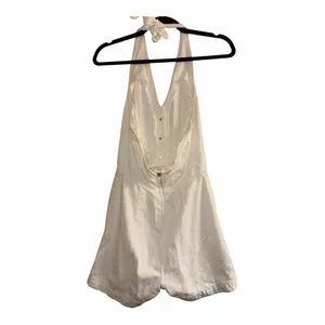 ✨REFORMATION Pamela Halter Denim Mini White Sz 0 Dress✨ thumbnail 5