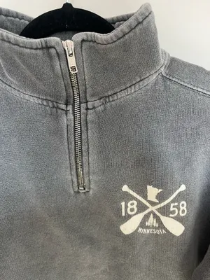 Minnesota lakes sweatshirt Gray Size M thumbnail 2