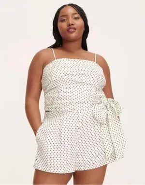 NWT Kate Spade White and Black Polka Dot Dress thumbnail 1