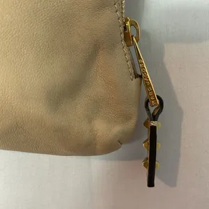 Marc Jacobs Beige Leather Small Gold Studded Shoulder Bag thumbnail 3