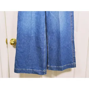 NWT SPANX High Rise Wide Leg Jeans A-Line S Blue Denim Casual Classic Retro thumbnail 9