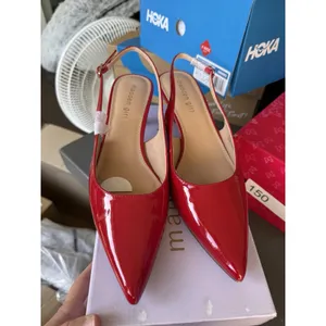 Steve Madden Women's US 7.5 Valeriee Heel Pointed Toe Pump Red‎ Patent thumbnail 4