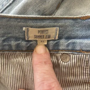 Madewell Jeans Womens 31(33) The Perfect Summer Jean Light Blue Cotton Denim thumbnail 9