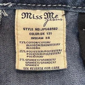 Miss Me Jeans JP5489B2 Boot Cut Distressed Size 29 Color DK131 Y2K Embroidered thumbnail 12