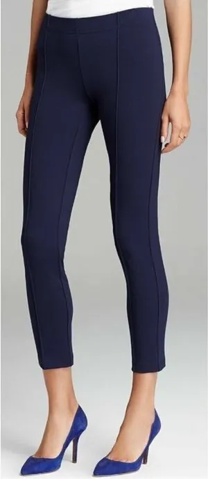 Lilly Pulitzer Pull‎ On Travel Pants Solid Navy Blue Size XS thumbnail 1