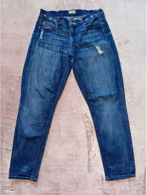 MOTHER Women's The Dutchie Jeans‎ Blue Denim size 25 thumbnail 1