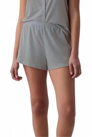 NWT Gap Linen  Gray Pajama Shorts thumbnail 1
