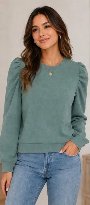 sweatshirt‎ in the green thumbnail 1