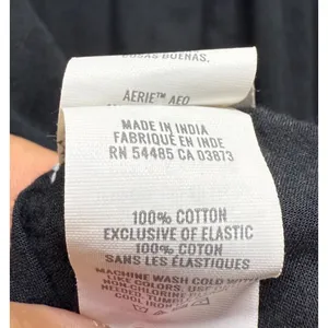 Aerie‎ Black One Shoulder Mini Dress Sz S Boho Ruffle Festival Coastal Beach thumbnail 5