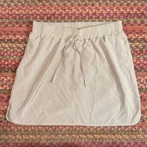 Royalty For Me TAN BASIC NEUTRAL ATHLETIC TENNIS GOLF SKIRT thumbnail 1