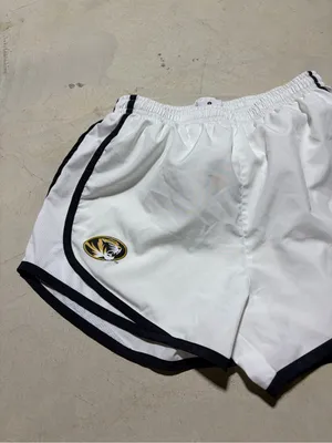 Nike Women’s White Athletic Shorts with Black Trim Missouri mizzou thumbnail 2