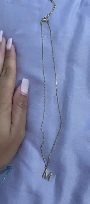 “M” Gold Necklace thumbnail 1