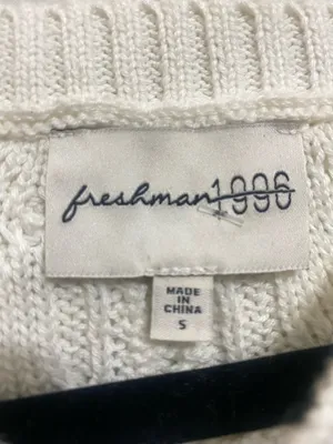 Freshman 1996 Knit Top White thumbnail 2