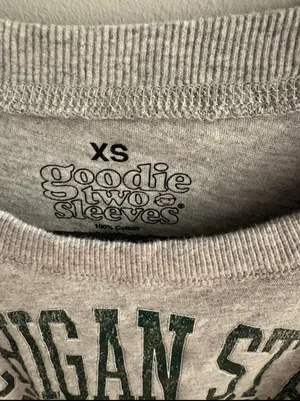 Aeropostale Michigan State Spartans MSU Crop Top thumbnail 2