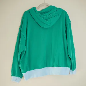 Nike Womens Size Large Green Blue Hoodie Sweatshirt Excellent Colorblock Varsity thumbnail 6