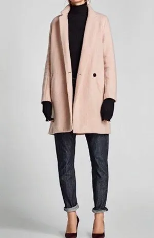 ZARA Soft Crossover Coat thumbnail 2