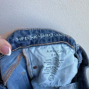 American Eagle Super High Rise Flare Indie Boho Festival Jeans Size 4 thumbnail 5