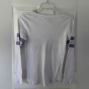 Texas Christian University Horned Frogs Women's Thermal Long Sleeve Shirt Sz XL thumbnail 4