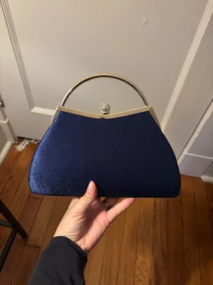 Navy blue purse thumbnail 2