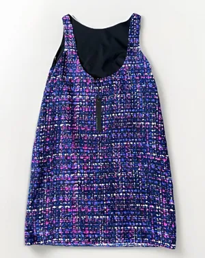ALICE TRIXIE Women's 100% Silk‎ Casual Satin Summer Resort Shift Dress Size M thumbnail 1