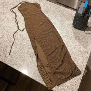 Brown Maxi Dress Size XS thumbnail 3