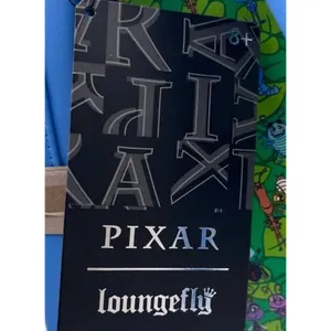 Loungefly Disney Pixar A Bug's Life Mini Backpack PT Flea Charm NWT Green thumbnail 5