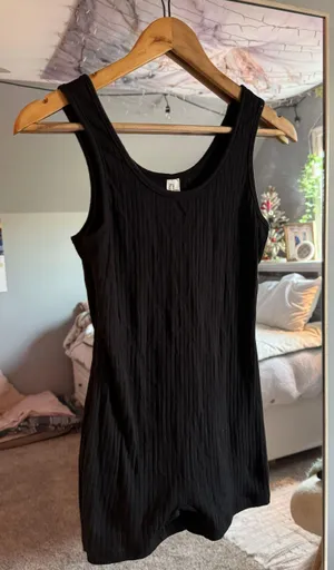 Black Athletic Romper thumbnail 4