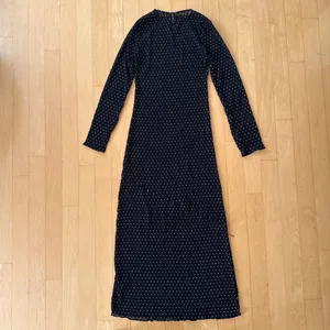 Princess Polly Lioness Haven noir black polka dot sheer maxi dress thumbnail 3