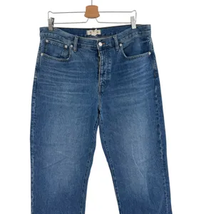 Madewell Low Slung Straight Jeans Palmina Medium Wash Button Fly Size 30‎ thumbnail 5