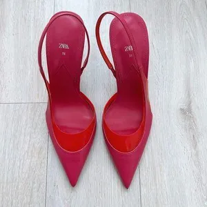 ZARA Color Block Heels thumbnail 2