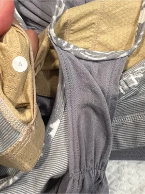 Lululemon gray tank top with built in bra women 4 thumbnail 3