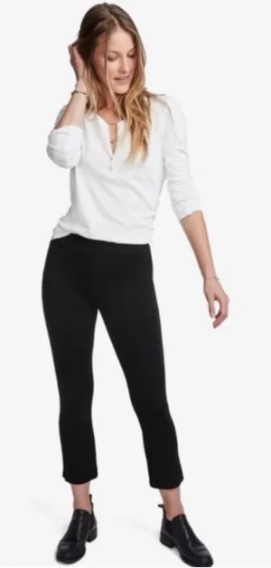 American Giant Ponte Slim Straight High Rise Pant Black Size 8 classic‎ normcore thumbnail 1
