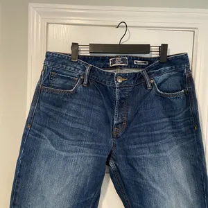 Fat Face Denim Size 18/20 Medium Wash Straight Leg Button Fly Cotton Denim Jeans thumbnail 2