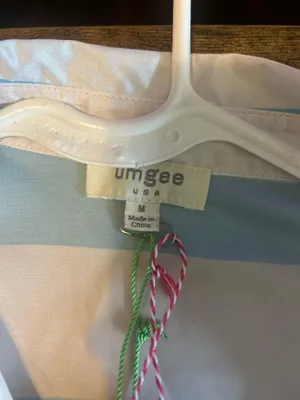 Umgee Light Blue-White Stripped Blouse thumbnail 3