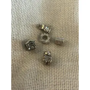 A511 charm bracket silver plated 5 pcs Gray thumbnail 2