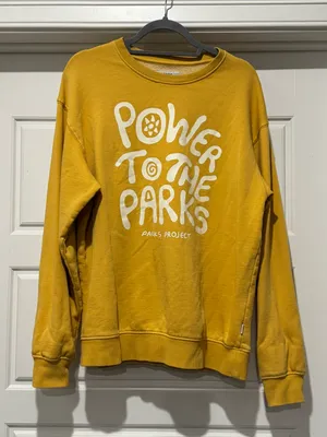 Parks Project Power To The Parks Yellow Crewneck thumbnail 2