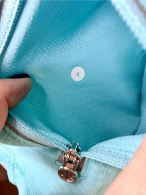 Lululemon Flash Forward Half Zip Size 4 Aqua Blue Thumbholes Reflective Mesh thumbnail 13