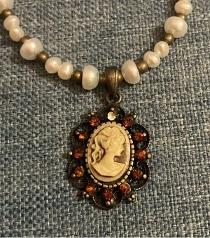 Vintage Inspired Handmade Necklace thumbnail 2