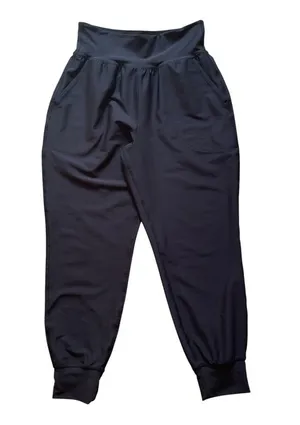 Old Navy Active Powersoft High Rise Legging Joggers Black Women’s Size M Go-Dry thumbnail 1