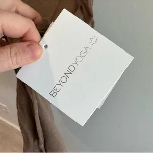NWT Beyond Yoga Brown Side‎ Tie Tank Top XS thumbnail 4