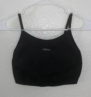 Black Sports Bra thumbnail 1