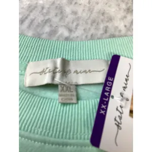 State of Mine Mint Green Deck the Halls Holiday Graphic Sweatshirt XXL NEW‎ thumbnail 3