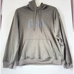 GAP‎ Hoodie Womens Medium Green Pullover Fleece Kangaroo Pocket Sweatshirt XL thumbnail 1