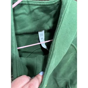 lululemon athletica Scuba Oversized Funnel-Neck Half Zip hoodie in green long xl thumbnail 2
