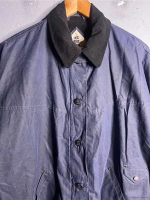 Free People Cori Waxed Cotton Jacket in Blue. Size Small. NWOT thumbnail 6
