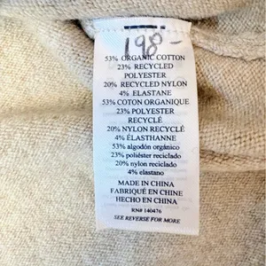 Faherty Jackson Hudson Sweater Midi Dress Oatmeal Heather Size Large NWT thumbnail 10